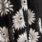 Gaze Bambula Marguerites Noir et Blanc - Ribes y Casals