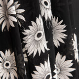 Gaze Bambula Marguerites Noir et Blanc - Ribes y Casals