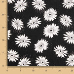 Gaze Bambula Marguerites Noir et Blanc - Ribes y Casals