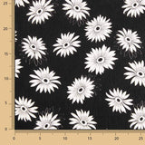 Gaze Bambula Marguerites Noir et Blanc - Ribes y Casals
