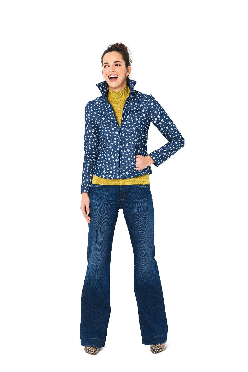 Patrón Burda 6114 Chaleco y Chaqueta - Ribes y Casals