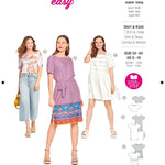 Patrón Burda 6117 Camisa y Vestido - Ribes y Casals