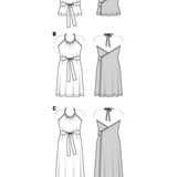 Patrón Burda 6118 Top y Vestido - Ribes y Casals