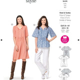 Patrón Burda 6129 Vestido y Túnica - Ribes y Casals