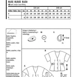 Patrón Burda 6135 Blusa - Ribes y Casals