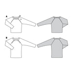 Patron de Couture Burda 6151 Pull - Ribes y Casals