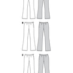 Patron de Couture Burda 6152 Pantalons - Ribes y Casals