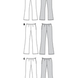 Patron de Couture Burda 6152 Pantalons - Ribes y Casals