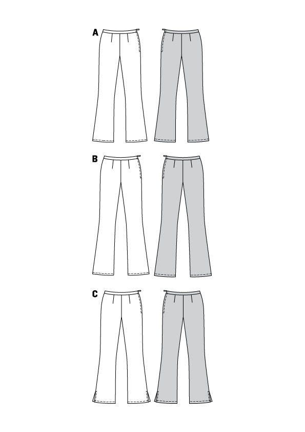 Patron de Couture Burda 6152 Pantalons - Ribes y Casals
