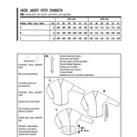 Patron de Couture Burda 6153 Veste - Ribes y Casals