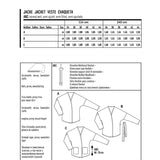 Patron de Couture Burda 6153 Veste - Ribes y Casals