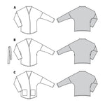 Patron de Couture Burda 6153 Veste - Ribes y Casals