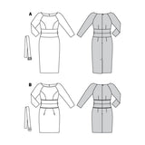 Patron de Couture Burda 6165 Robe - Ribes y Casals
