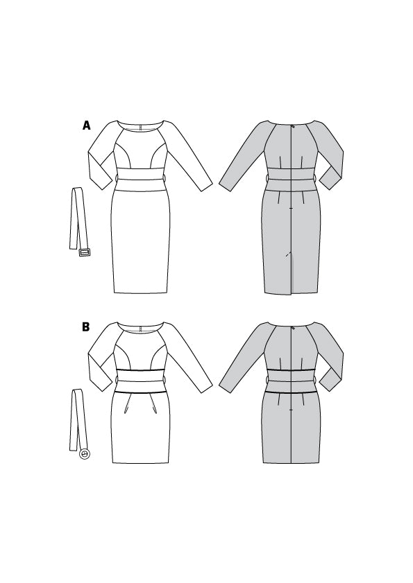 Patron de Couture Burda 6165 Robe - Ribes y Casals