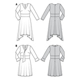 Patron de Couture Burda 6176 Robe - Ribes y Casals