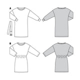 Patron de Couture Burda 6180 Robe - Ribes y Casals