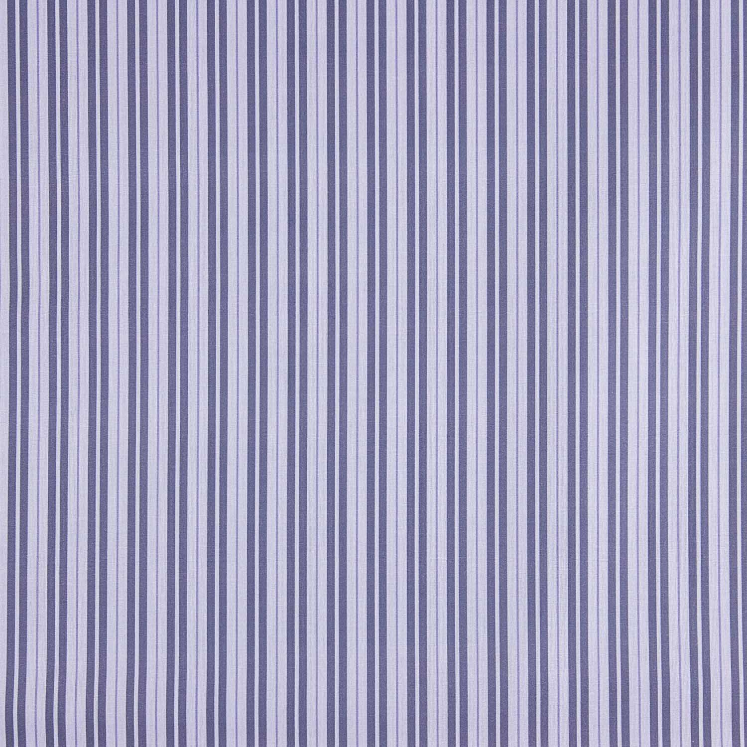 Percal imprimé à rayures lilas - Ribes y Casals