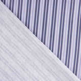 Percal imprimé à rayures lilas - Ribes y Casals