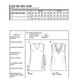 Patron de Couture Burda 6221 Robe - Ribes y Casals