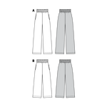 Patron de Couture Burda 6229 Pantalons - Ribes y Casals