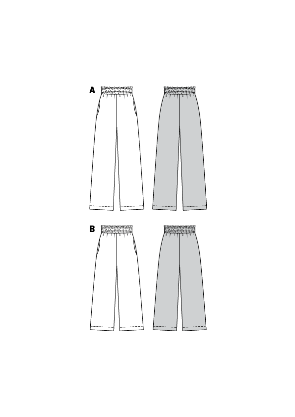 Patron de Couture Burda 6229 Pantalons - Ribes y Casals
