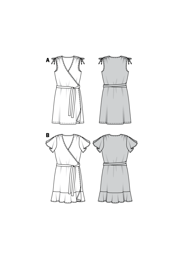 Patron de Couture Burda 6238 Robe - Ribes y Casals