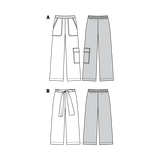 Patron de Couture Burda 6250 Pantalons - Ribes y Casals