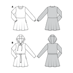 Patron de Couture Burda 6264 Robe - Ribes y Casals
