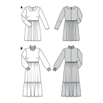 Patron de Couture Burda 6265 Robe - Ribes y Casals