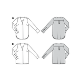 Patron de Couture Burda 6278 Blouse - Ribes y Casals
