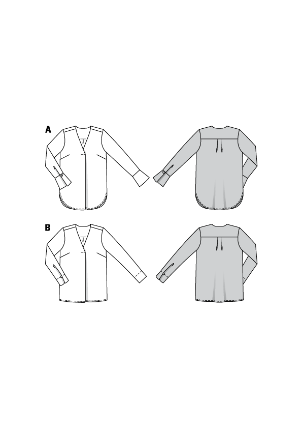 Patron de Couture Burda 6278 Blouse - Ribes y Casals