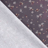 Percal imprimé floral violet - Ribes y Casals