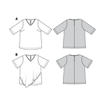 Patron de Couture Burda 6307 Chemise - Ribes y Casals