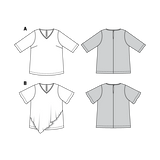 Patron de Couture Burda 6307 Chemise - Ribes y Casals