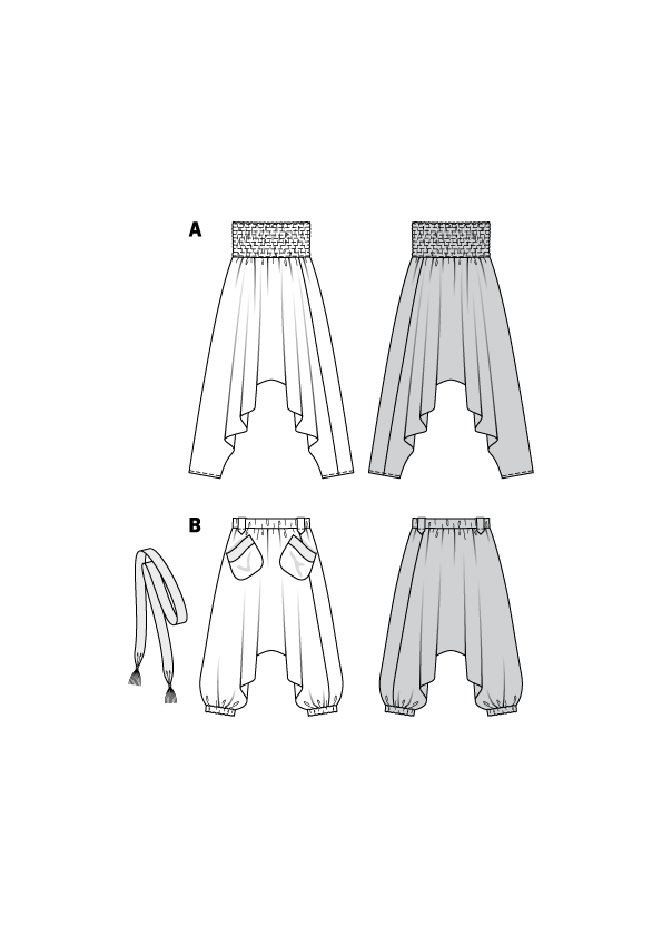 Patron de Couture Burda 6316 Pantalons - Ribes y Casals