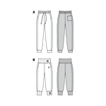 Patron de Couture Burda 6317 Pantalons - Ribes y Casals