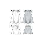 Patron de Couture Burda 6319 Jupe - Ribes y Casals