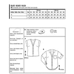 Patron de Couture Burda 6326 Blouse - Ribes y Casals