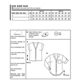 Patron de Couture Burda 6326 Blouse - Ribes y Casals