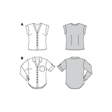 Patron de Couture Burda 6326 Blouse - Ribes y Casals