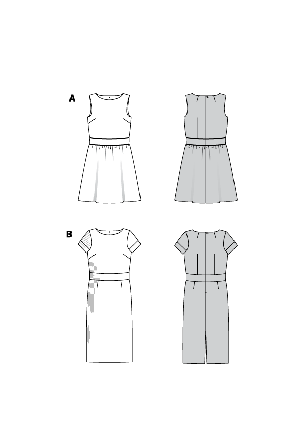 Patron de Couture Burda 6339 Robe - Ribes y Casals