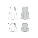 Patron de Couture Burda 6340 Jupe - Ribes y Casals