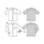 Patron de Couture Burda 6349 Chemise - Ribes y Casals