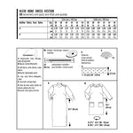 Patron de Couture Burda 6381 Robe - Ribes y Casals