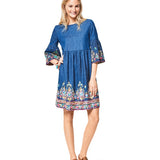 Patron de Couture Burda 6401 Robe - Ribes y Casals