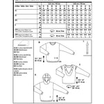 Patron de Couture Burda 6406 Pull - Ribes y Casals