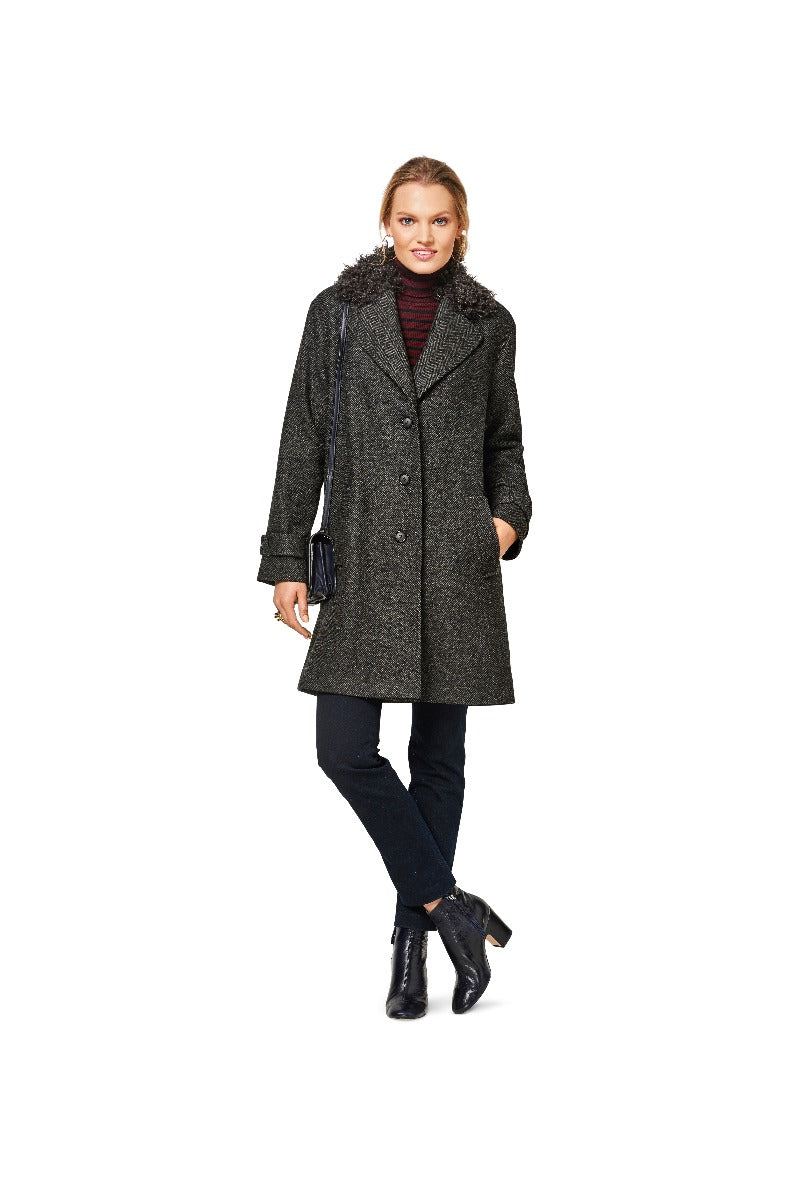 Patron de Couture Burda 6462 Manteau - Ribes y Casals