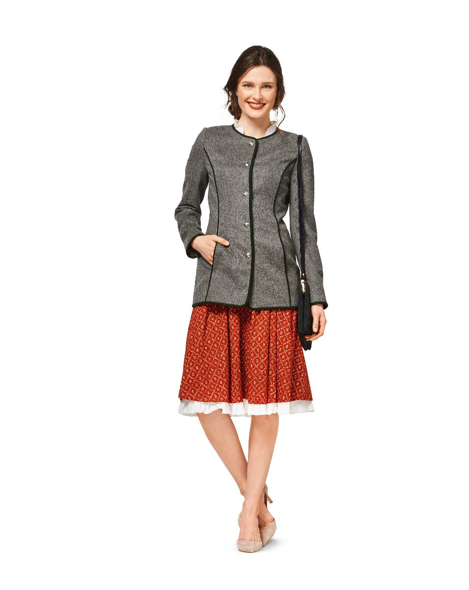 Patron de Couture Burda 6465 Veste - Ribes y Casals