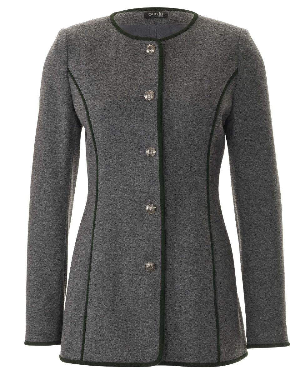 Patron de Couture Burda 6465 Veste - Ribes y Casals