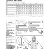 Patron de Couture Burda 6478 Veste - Ribes y Casals